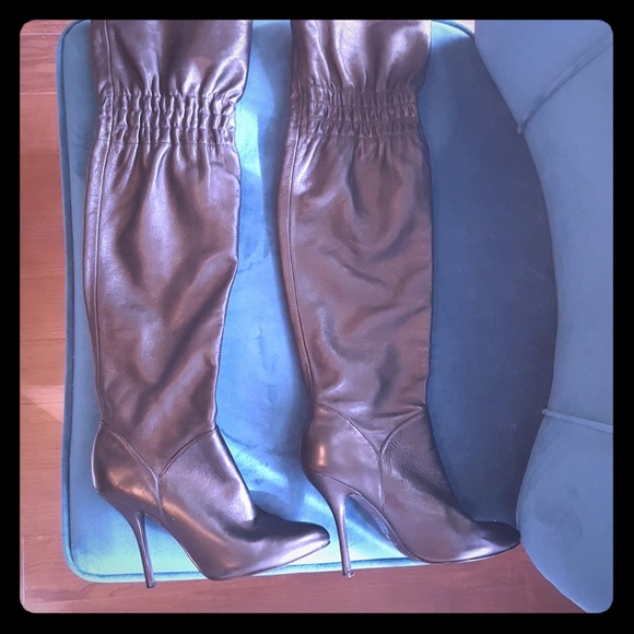 Aldo Over the Knee Leather Boots - Picture 1 of 3